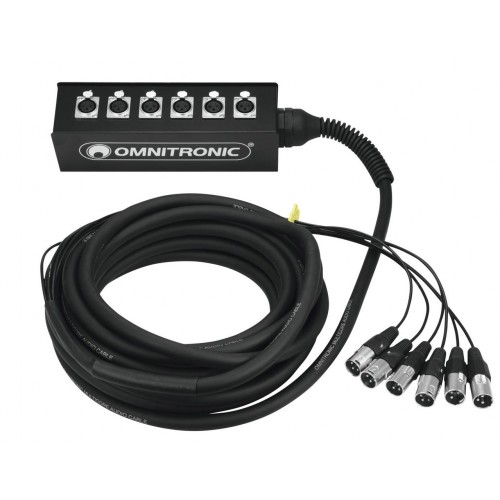 Multicore Stagebox 6IN 10m