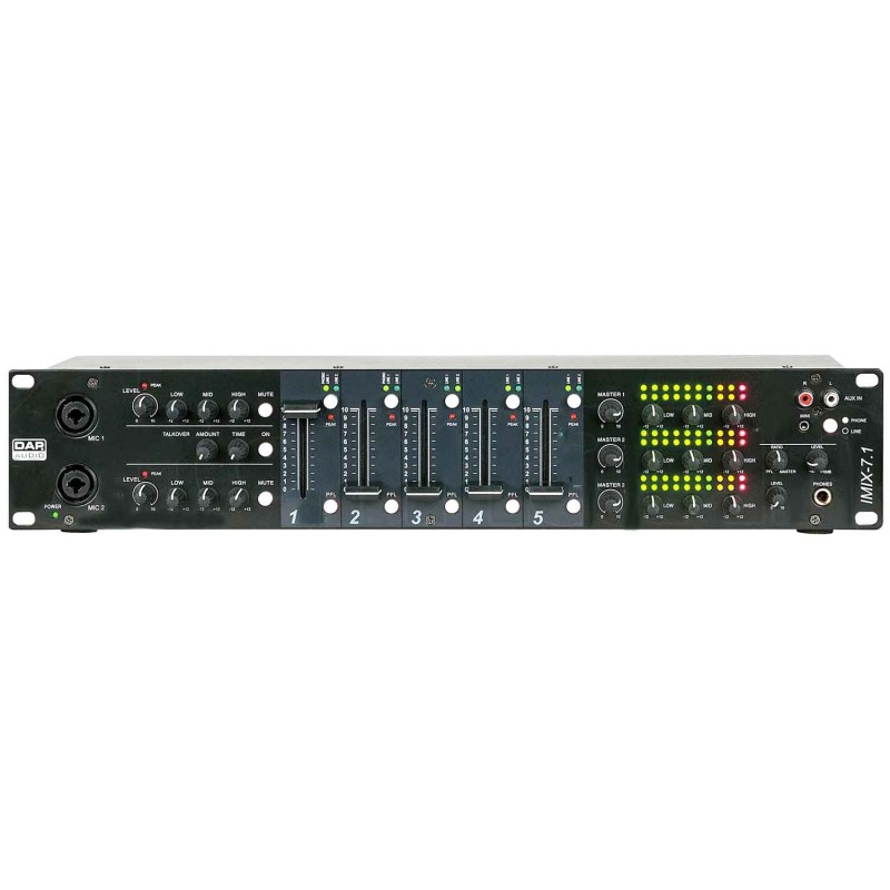 DAP-Audio IMIX-7.1 7 kanałów 3 strefy