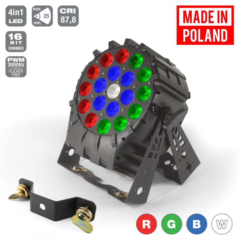 LED PAR 64 18x10W 4in1 RGBW SHORT Mk2