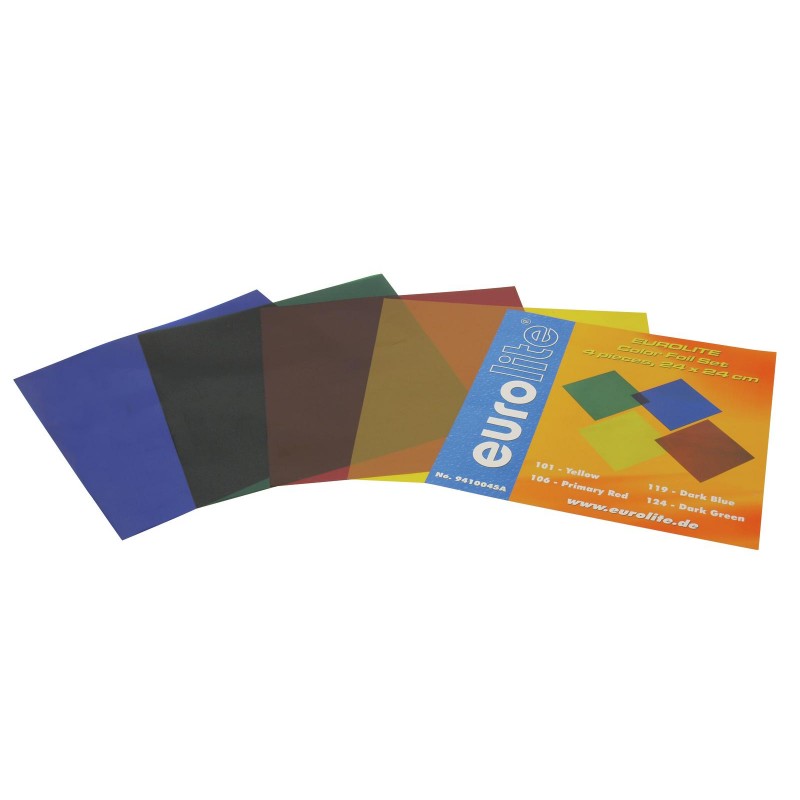 EUROLITE Color-Foil Set 24x24cm 4 kolory